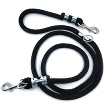 Vodítko okrúhle prepínacie 16mm / 250 cm čierne